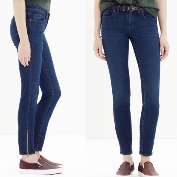 Madewell Denim - Madewell Skinny Skinny Ankle Zip Stretch Jeans 32